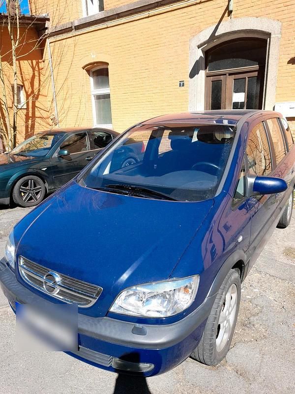 Gebraucht Opel Zafira 125 PS (91 kW) 2003 Blau Van / Kleinbus