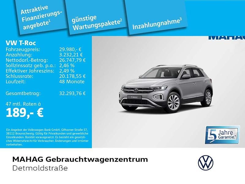 Pyritsilber metallic Gebraucht 2025 VW T-Roc Style SUV | 29.980 € (Guter Preis) - Bild 1/1