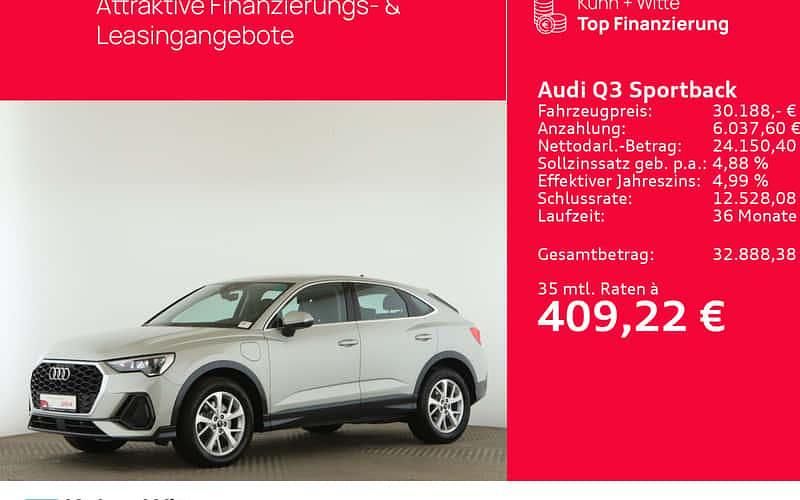 Silber Gebraucht 2022 Audi Q3 Sportback Ambiente SUV | 30.188 € (Fairer Preis) - Bild 1/4