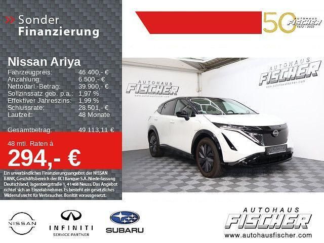 Weiß Gebraucht 2024 Nissan Ariya Evolve SUV | 46.400 € (Etwas zu teuer) - Bild 1/4