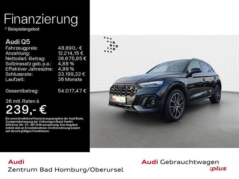 Mythosschwarz metallic Gebraucht 2024 Audi Q5 Business SUV | 48.890 € (Etwas zu teuer) - Bild 1/4