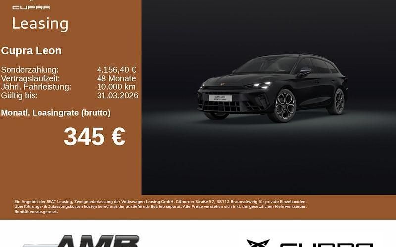 Neu Cupra Leon 204 PS (150 kW) 2025 Schwarz Limousine