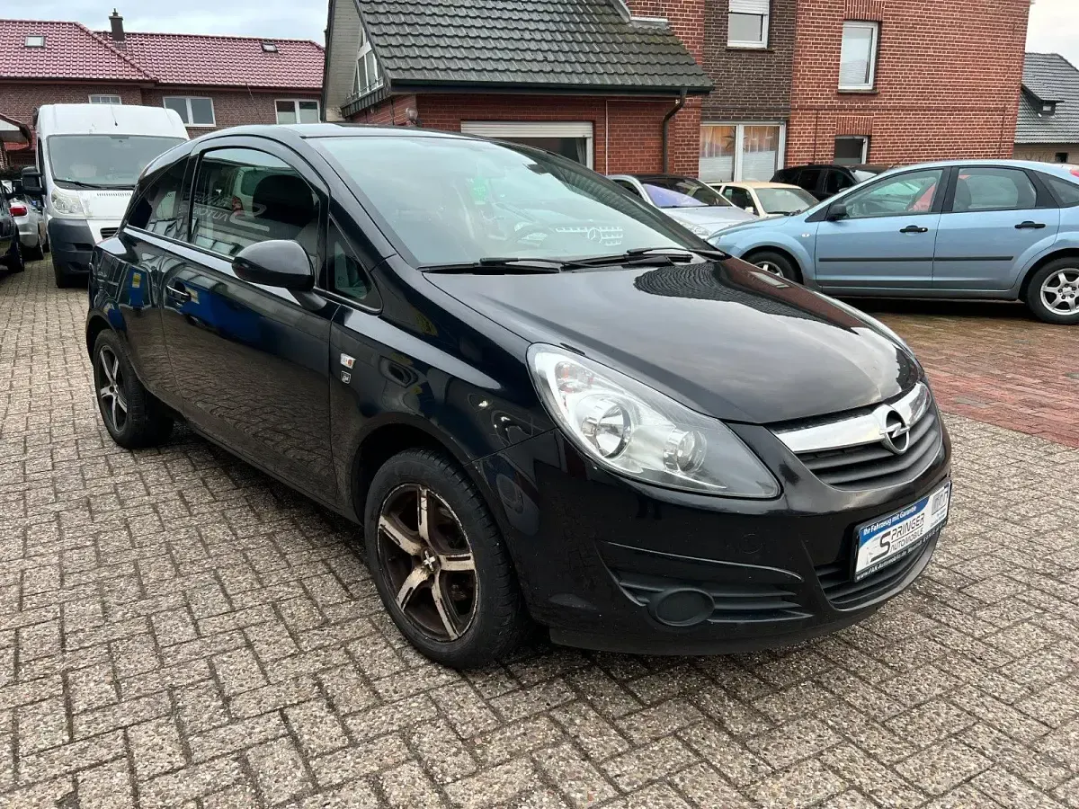 Gebraucht Opel Corsa Edition 87 PS (63 kW) 2010 Schwarz Kleinwagen