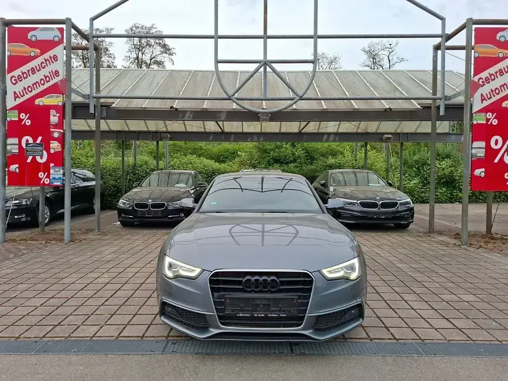 Second-hand Audi A5 S-Line 170 CP (125 kW) 2013 Gri Coupe