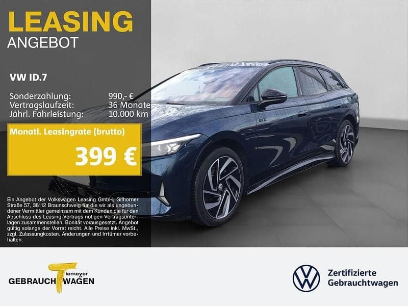 Blau Gebraucht 2025 VW ID.7 GTX Kombi | 48.450 € (Superpreis) - Bild 1/4