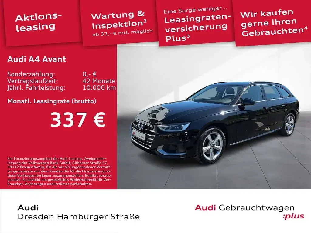 Gebraucht Audi A4 Sport 204 PS (150 kW) 2021 Brillantschwarz Kombi