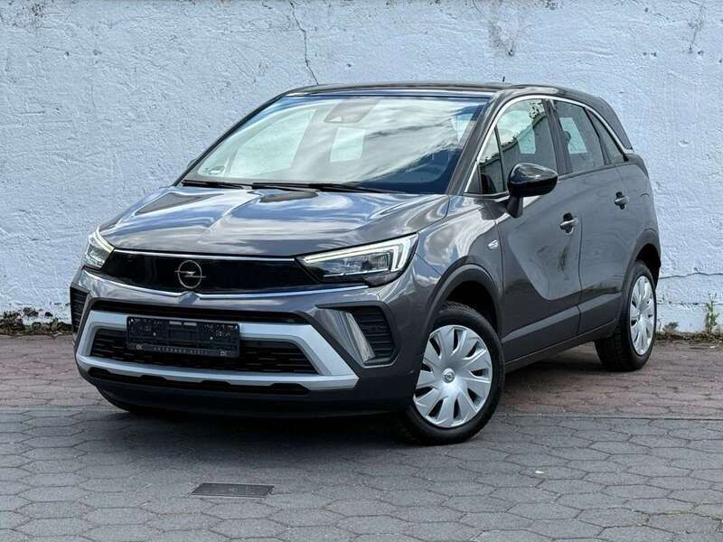 Mondstein grau/e:vulkan grau Gebraucht 2021 Opel Crossland X Elegance SUV | 10.500 € (Fairer Preis) - Bild 1/4