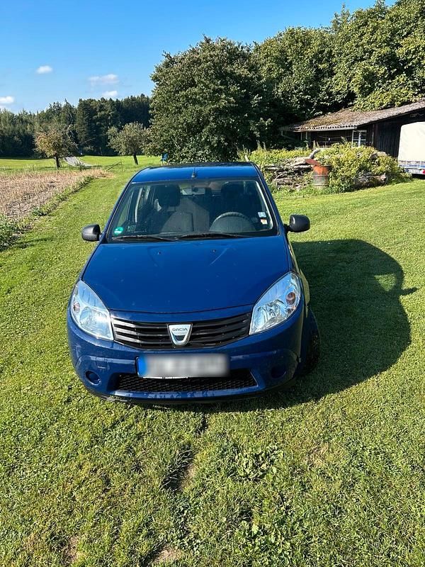Blau Gebraucht 2009 Dacia Sandero Kleinwagen | 1.250 € - Bild 1/4