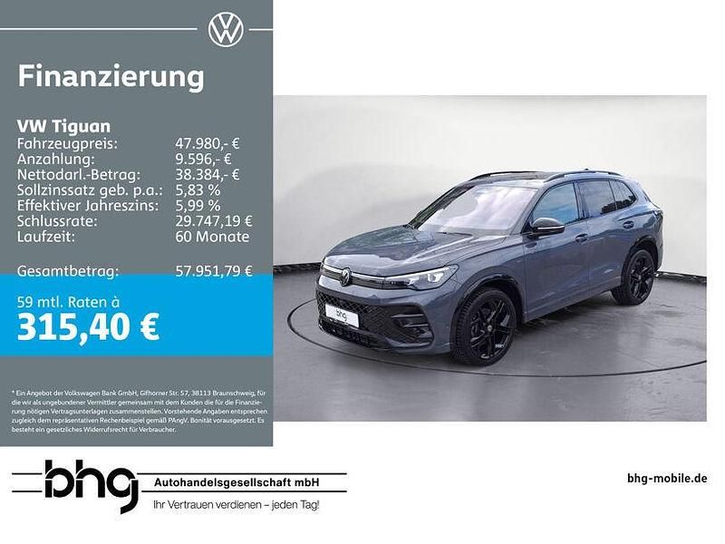 Grau Gebraucht 2024 VW Tiguan R-line SUV | 47.280 € (Fairer Preis) - Bild 1/4