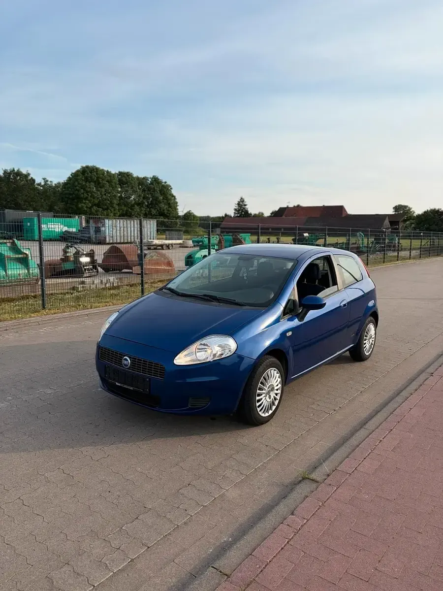 Gebraucht Fiat Punto 77 PS (56 kW) 2007 Blau Kleinwagen