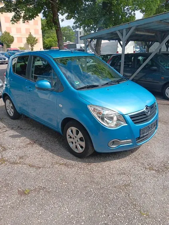Gebraucht Opel Agila Edition 86 PS (63 kW) 2008 Blau Kleinwagen