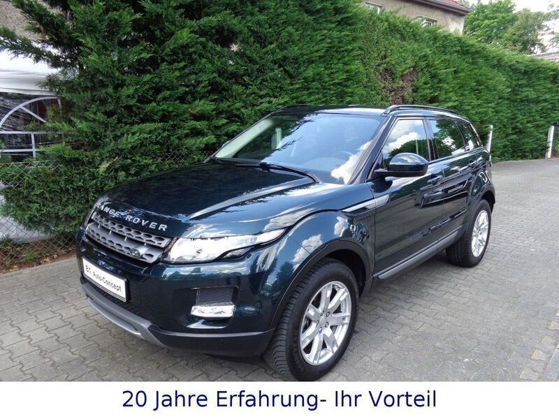 Grün Gebraucht 2014 Land Rover Range Rover evoque Pure SUV | 11.990 € (Fairer Preis) - Bild 1/4
