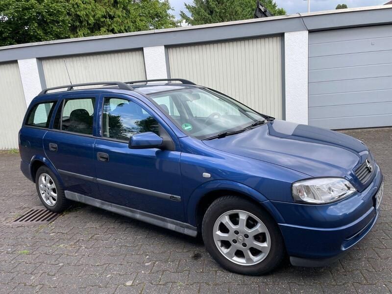 Blau Gebraucht 2002 Opel Astra Kombi | 1.250 € (Guter Preis) - Bild 1/4