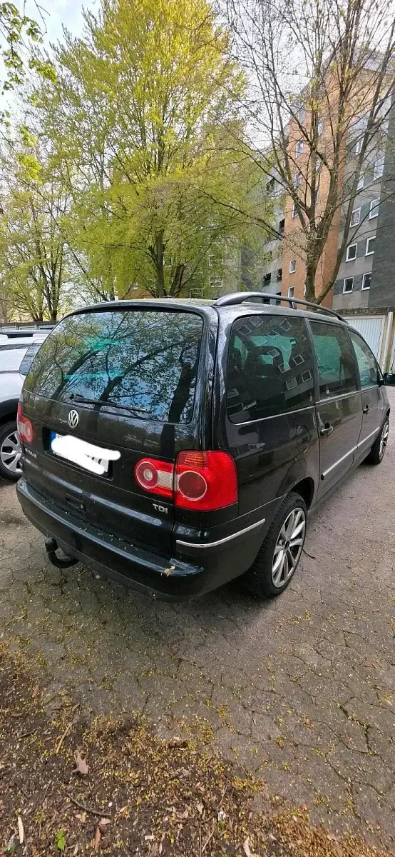 Gebraucht VW Sharan 115 PS (84 kW) 2006 Schwarz Van / Kleinbus
