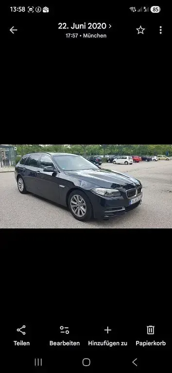 Gebraucht BMW 520 Luxury Line 190 PS (139 kW) 2016 Schwarz Kombi