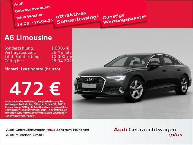 Gebraucht Audi A6 Advanced Plus 204 PS (150 kW) 2024 Mythosschwarz metallic Limousine