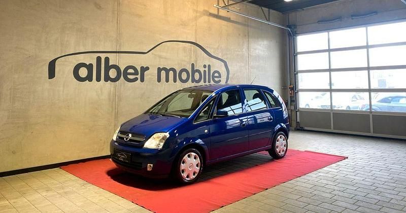 Blau Gebraucht 2005 Opel Meriva Edition Van / Kleinbus | 2.990 € (Etwas zu teuer) - Bild 1/4