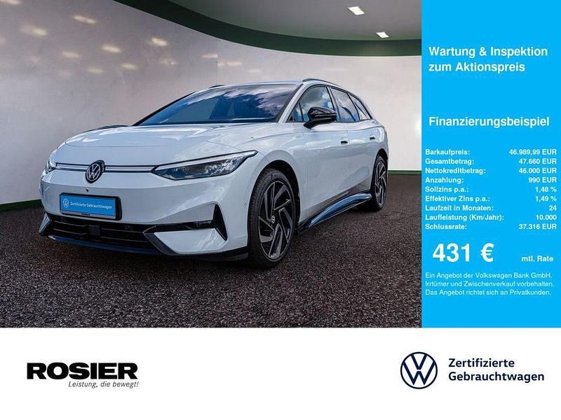 Weiß Gebraucht 2024 VW ID.7 Pro Limousine | 46.990 € (Fairer Preis) - Bild 1/3