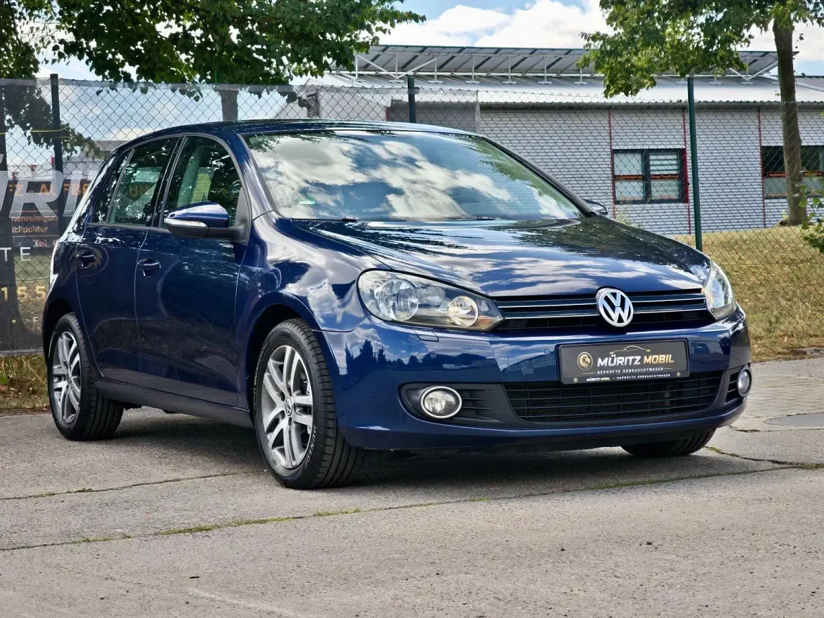 Gebraucht VW Golf VI S 122 PS (89 kW) 2009 Blau Limousine