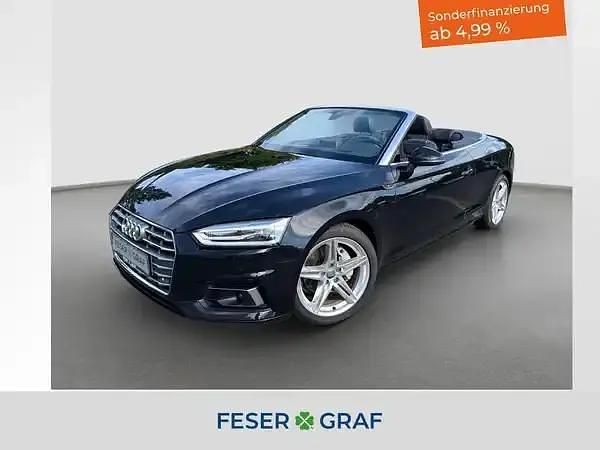 Mythosschwarz metallic schwarz Gebraucht 2018 Audi A5 Cabriolet Ambiente Cabrio | 23.480 € (Guter Preis) - Bild 1/1