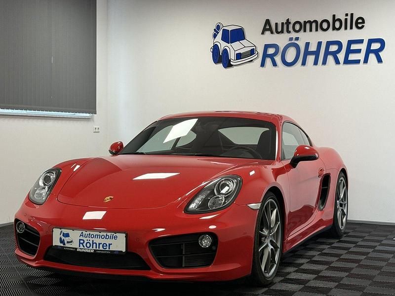 Rot Gebraucht 2016 Porsche Cayman S Sport Coupé | 63.900 € - Bild 1/4