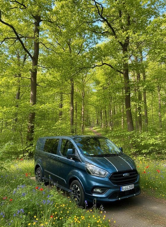 Gebraucht Ford Transit Custom Sport 185 PS (136 kW) 2021 Blau Van