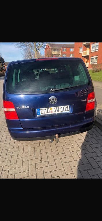 Gebraucht VW Touran Basis 105 PS (77 kW) 2003 Blau Van / Kleinbus