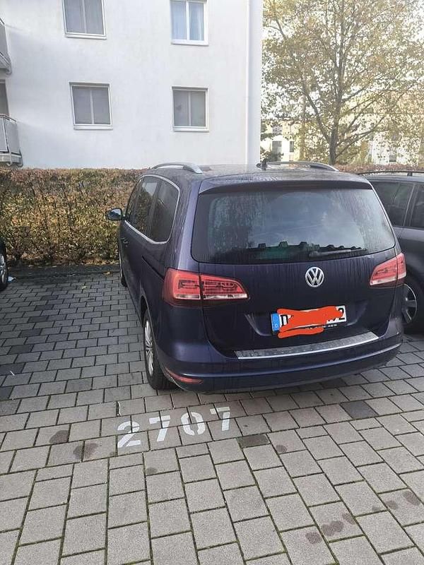 Gebraucht VW Sharan Highline 150 PS (110 kW) 2019 Blau Van / Kleinbus