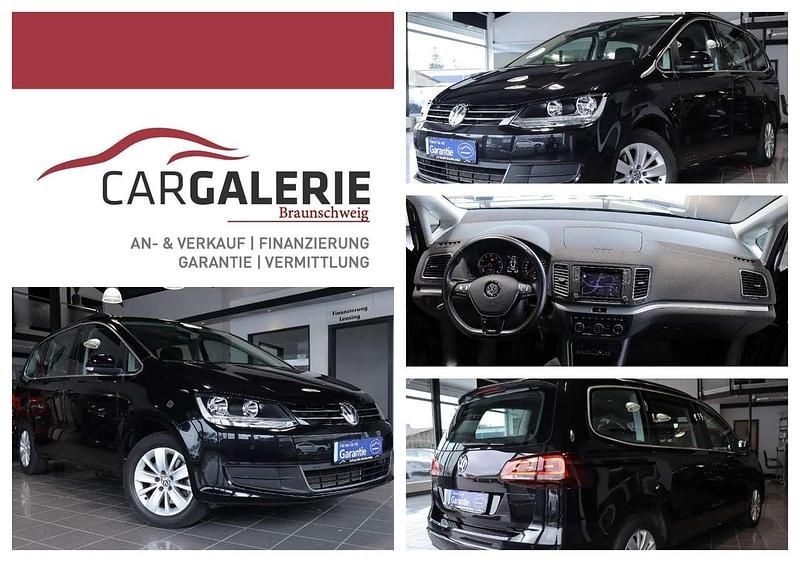 Gebraucht VW Sharan Comfortline 150 PS (110 kW) 2021 Schwarz Van / Kleinbus
