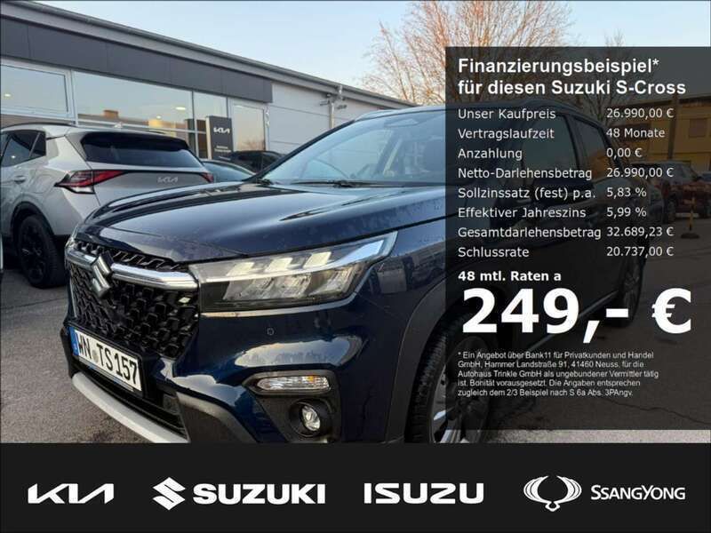 Blau Gebraucht 2024 Suzuki SX4 S-Cross Comfort SUV | 26.990 € (Etwas zu teuer) - Bild 1/4