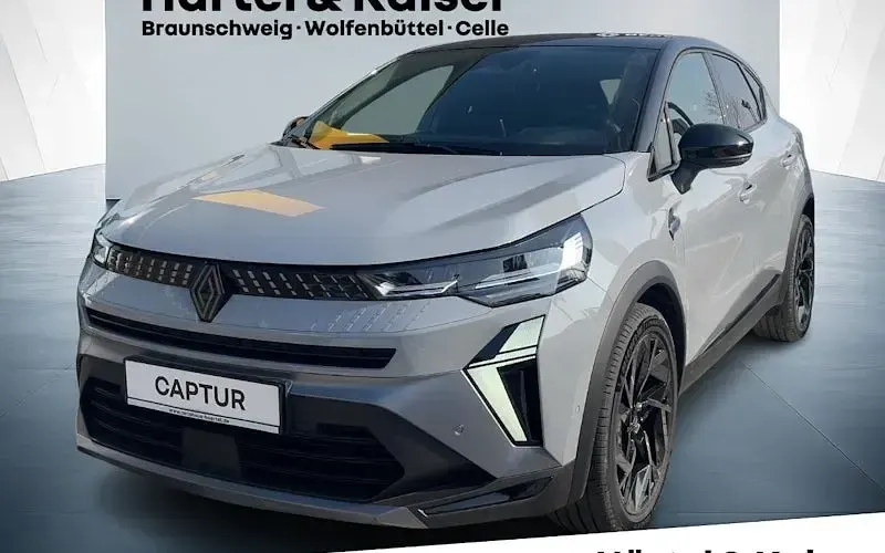 Neu Renault Captur Esprit Alpine 158 PS (116 kW) 2025 Rafalgrau metallic, black pearlschwarz metallic (grau) SUV