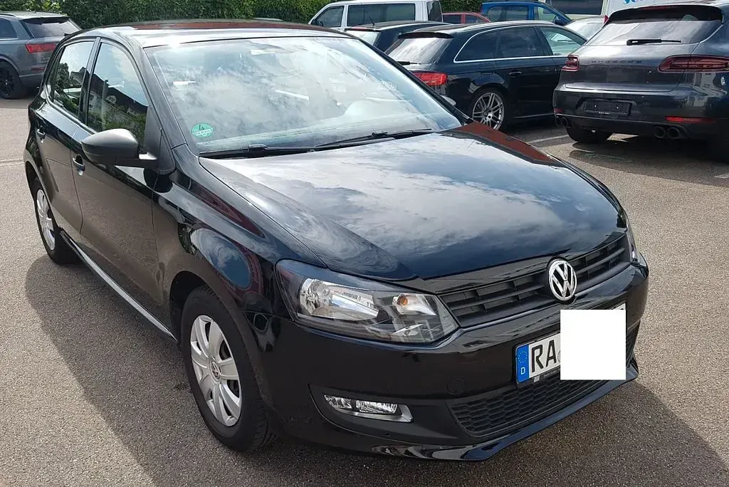 Gebraucht VW Polo Trendline 69 PS (50 kW) 2011 Schwarz Kleinwagen