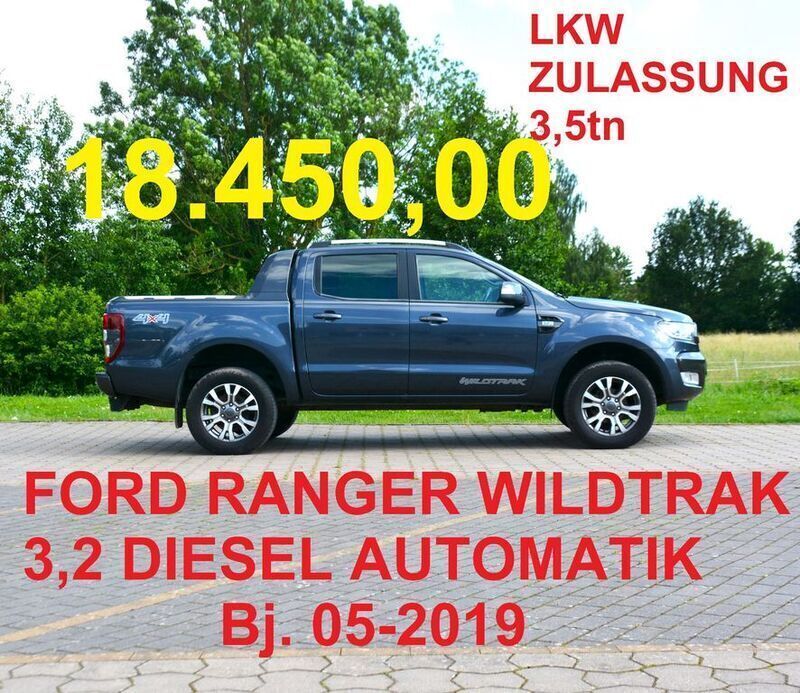Grau Gebraucht 2019 Ford Ranger Wildtrack Abholung | 21.956 € (Fairer Preis) - Bild 1/4