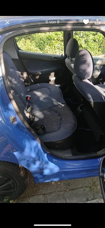 Gebraucht Peugeot 206 60 PS (44 kW) 2000 Blau Kleinwagen
