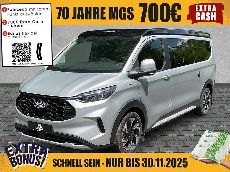 Moondust silver metallic Neu 2025 Ford Tourneo Custom Active Van | 76.390 € - Bild 1/4
