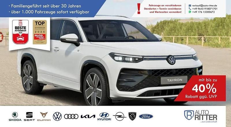 Weiß Gebraucht 2025 VW Tayron R-line SUV | 58.490 € (Fairer Preis) - Bild 1/3