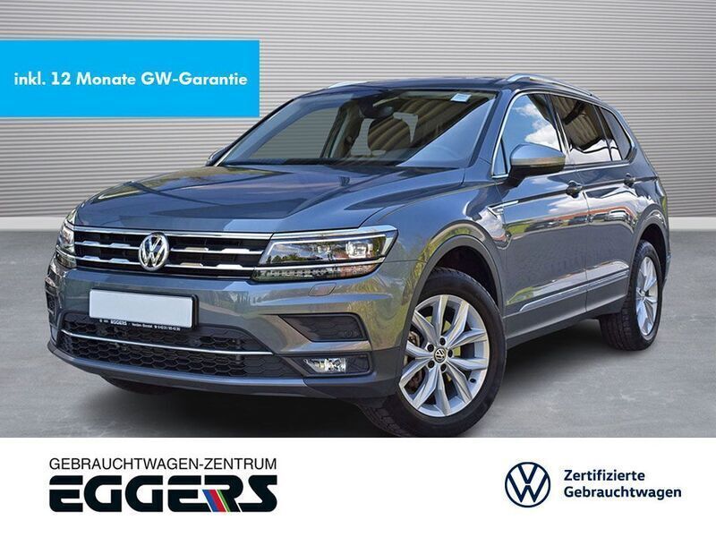 Grau Gebraucht 2020 VW Tiguan Allspace Highline SUV | 29.890 € (Fairer Preis) - Bild 1/4