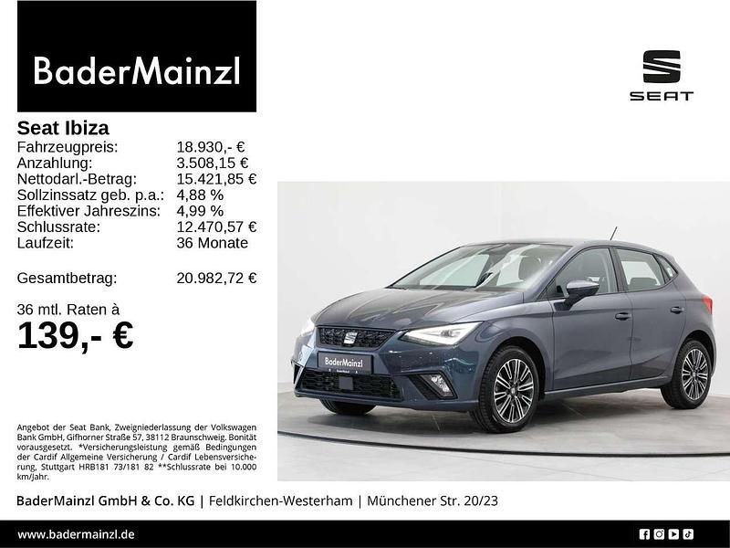 Grau Gebraucht 2024 Seat Ibiza Style Limousine | 18.930 € (Fairer Preis) - Bild 1/3