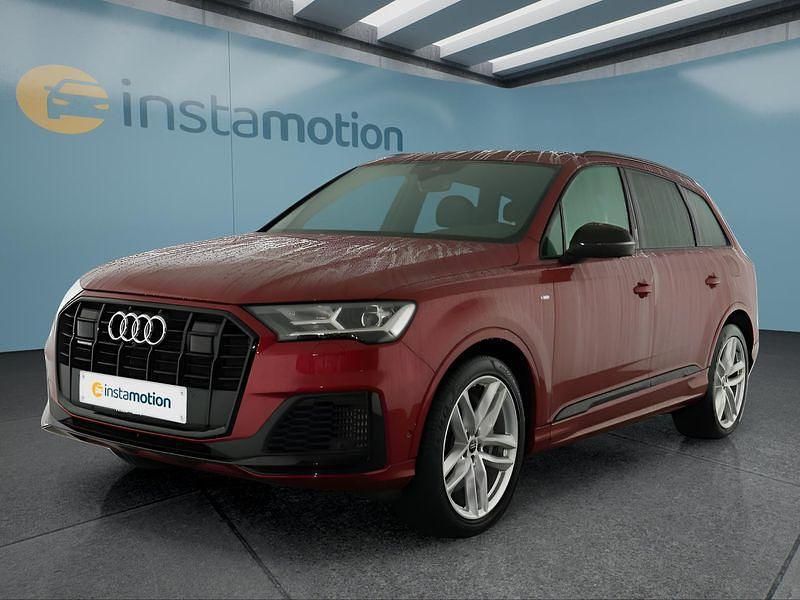 Rot Gebraucht 2022 Audi Q7 S-Line SUV | 58.099 € (Fairer Preis) - Bild 1/4