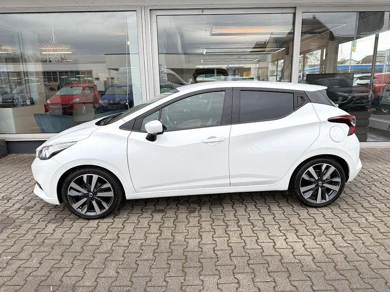 Gebraucht Nissan Micra Tekna 101 PS (74 kW) 2019 Weiß Kleinwagen