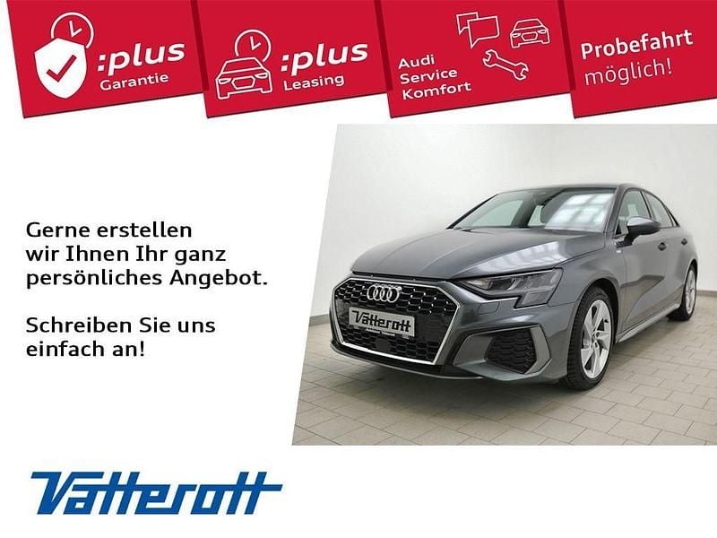 Grau Gebraucht 2021 Audi A3 S-Line Limousine | 25.930 € (Guter Preis) - Bild 1/4