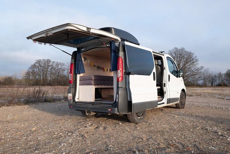 Gebraucht Renault Trafic 114 PS (83 kW) 2009 Weiß Van / Kleinbus