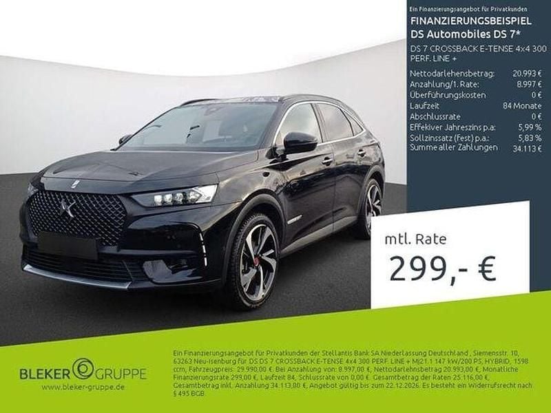 Lackierung schwarz perla nera/metallic klarlack Gebraucht 2022 DS Automobiles DS7 Crossback SUV | 28.940 € (Fairer Preis) - Bild 1/3