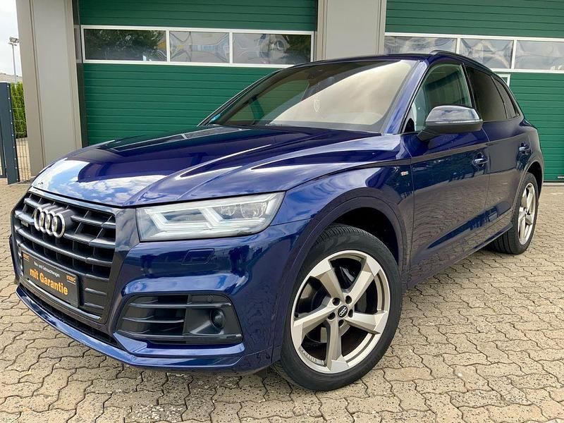 Blau Gebraucht 2019 Audi Q5 S-Line SUV | 28.990 € (Guter Preis) - Bild 1/4