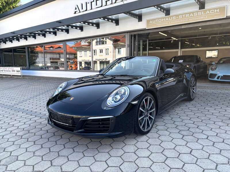 Tiefschwarz Gebraucht 2017 Porsche 911 Carrera 4S Cabriolet Cabrio | 102.000 € (Superpreis) - Bild 1/4