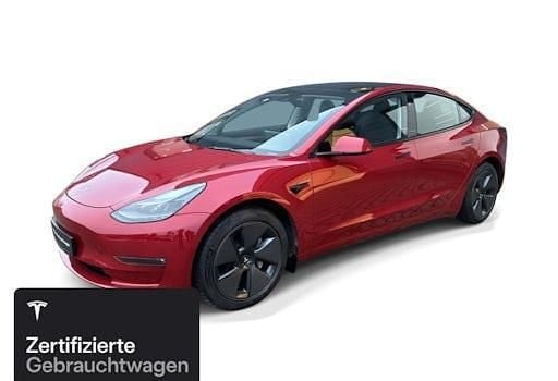 Gebraucht Tesla Model 3 Long Range RWD 208 kW (283 PS) 2021 Rot Limousine