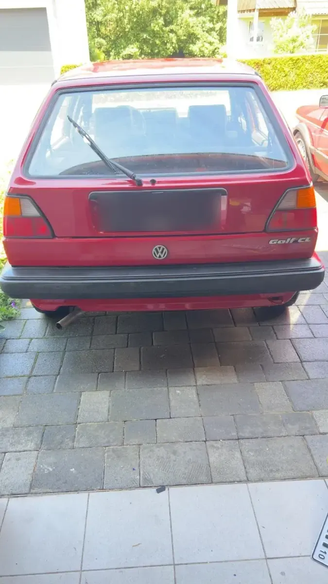 Gebraucht VW Golf II 55 PS (40 kW) 1990 Rot Kleinwagen