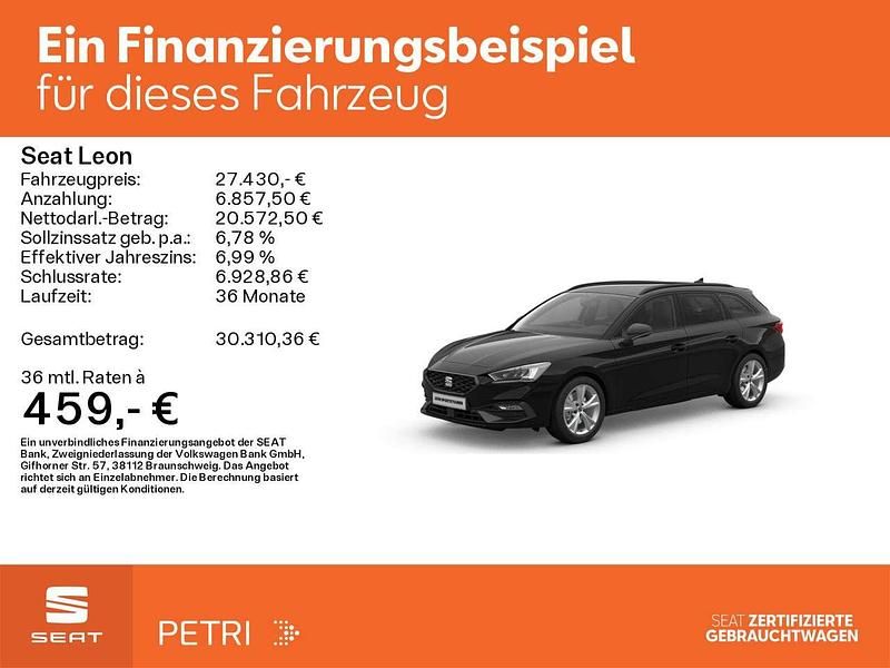 Gebraucht Seat Leon FR 150 PS (110 kW) 2025 Mitternachtsschwarz Kombi