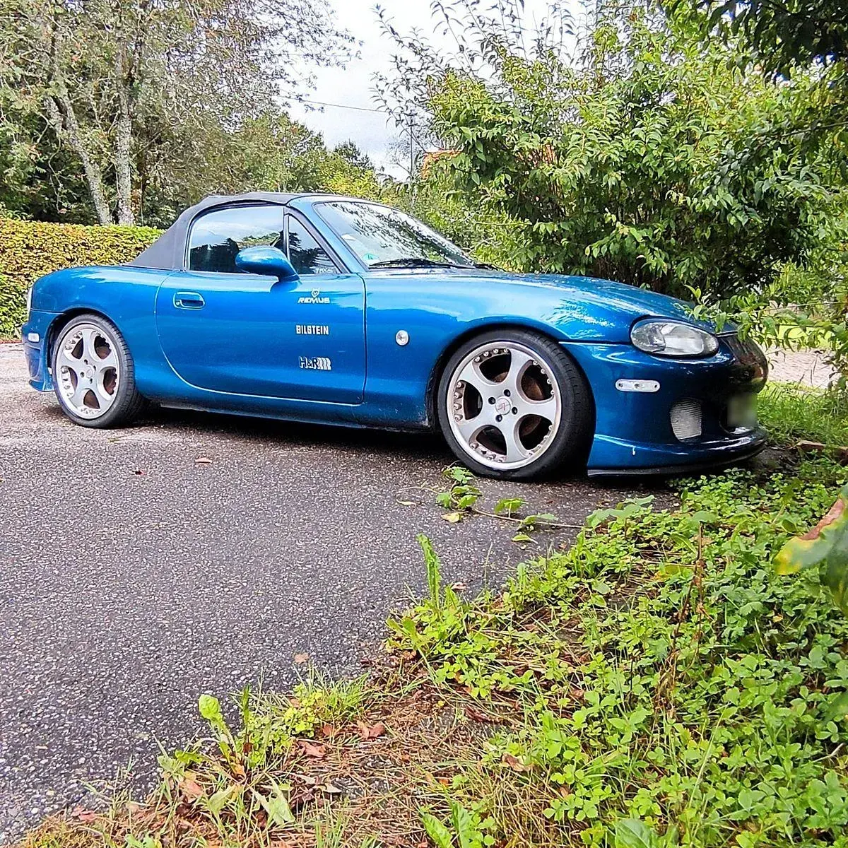 Occasion Mazda MX5 140 ch (102 kW) 1999 Bleue Cabriolet