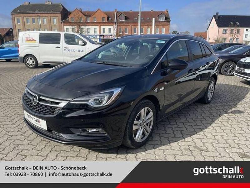 Gebraucht Opel Astra Edition 136 PS (100 kW) 2017 Schwarz Kombi